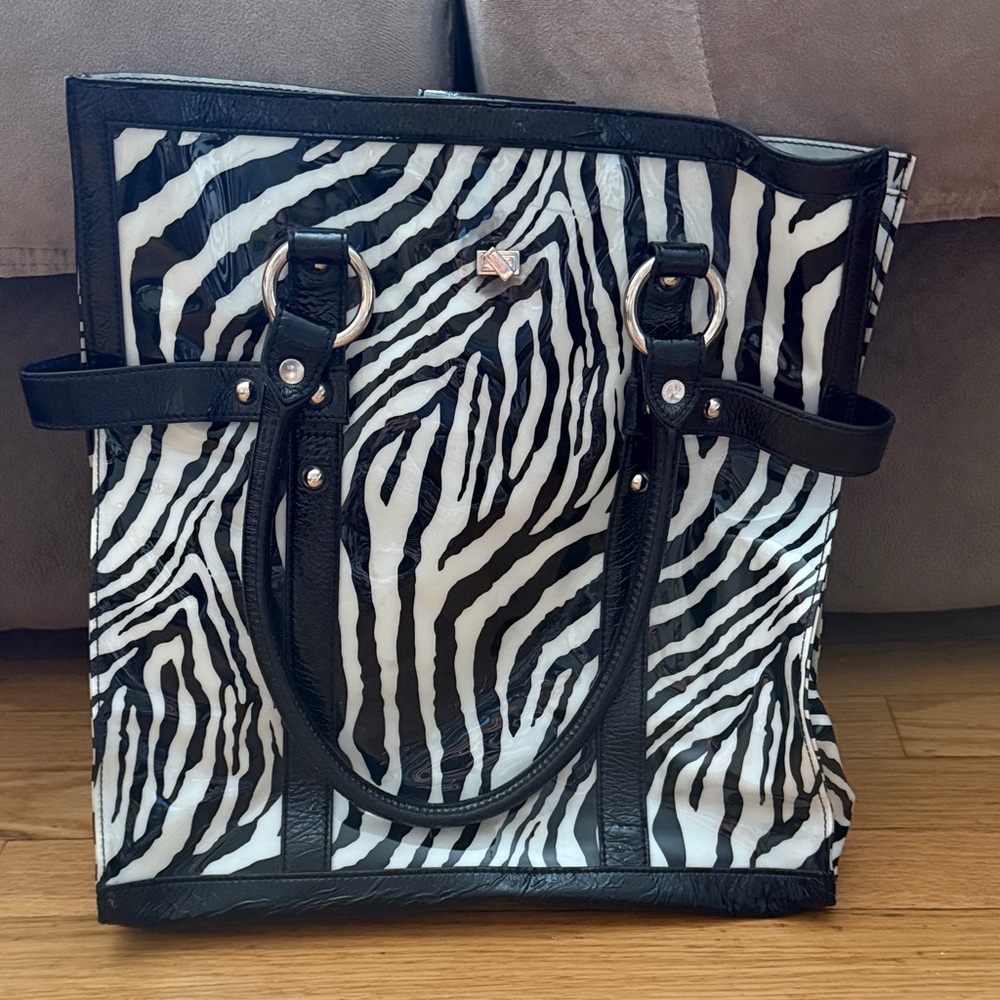Zebra Print Tote Bag